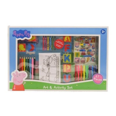 Set de Actividades con 67 Piezas en Caja Peppa Pig