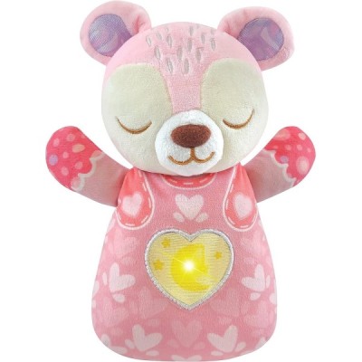Peluche de cuna Osito melodías rosa Vtech