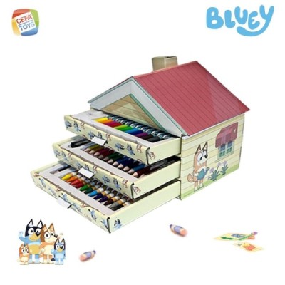 CASITA DE ACTIVIDADES CREATIVAS BLUEY 40 PZAS.