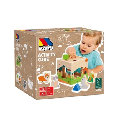 CUBO MADERA CON ENCAJABLES MOLTO