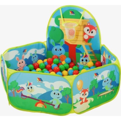 Parque de Bolas -con Canasta y 25 Bolas MOLTO