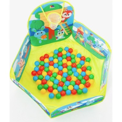 Parque de Bolas -con Canasta y 25 Bolas MOLTO