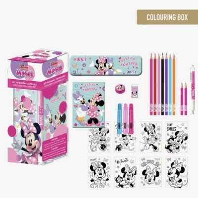 SET PAPELERÍA COLOREABLE MINNIE