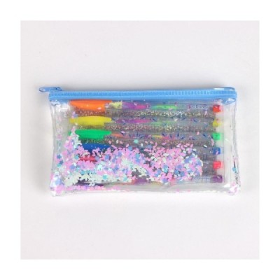 ESTUCHE CON 6 BOLÍGRAFOS GEL STITCH