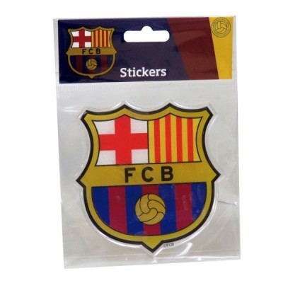 FCBarcelona Sticker Relieve Escudo 10x10 cm