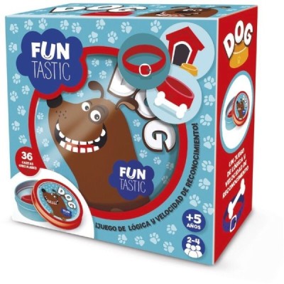 CARTAS REDONDAS FUNTASTIC - DOG con caja