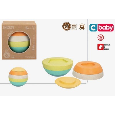 C'BABY-TORRE APILABLE 6 pzas. BIOPLÁSTICO -BOLA