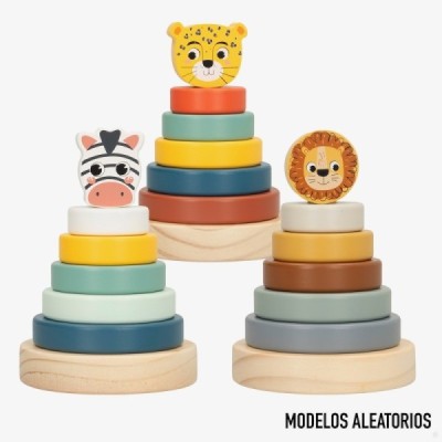 WOOMAX ZOOKABEE-TORRE MADERA ANIMALES 3Modelos