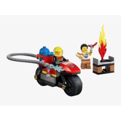 Lego 60410, City Moto de Rescate de Bomberos