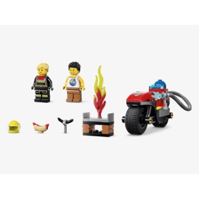 Lego 60410, City Moto de Rescate de Bomberos