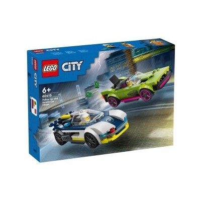 Lego 60415, City Coche de Policía y Potente Deport