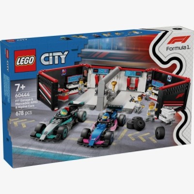Lego 60444, City Formula 1 Garaje de F1® con Coche