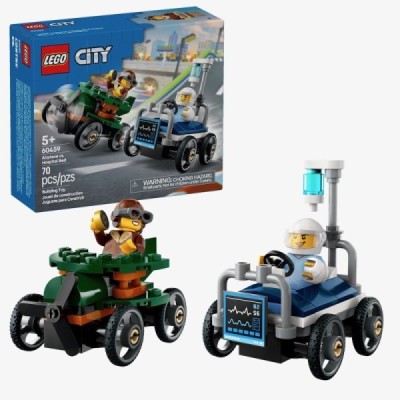 Lego 60459, City Pack de Coches de Carreras: Avión