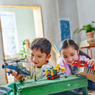 Lego 60462, City Remix: Helicóptero, Camión de Bom