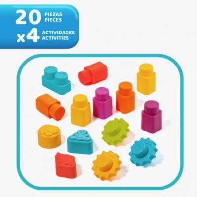 MESA DE ACTIVIDADES CON 20 PIEZAS MOLTO