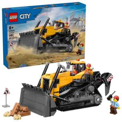 Lego 60466, City Buldócer Amarillo con Cargadora