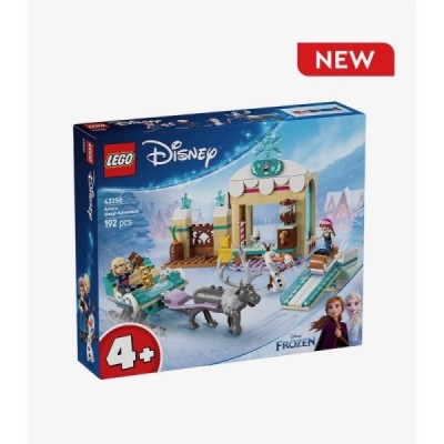 Lego 43256, Disney Princess Aventura en Trineo de Anna