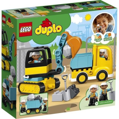 Lego 10931, DUPLO Camión y Excavadora con Orugas