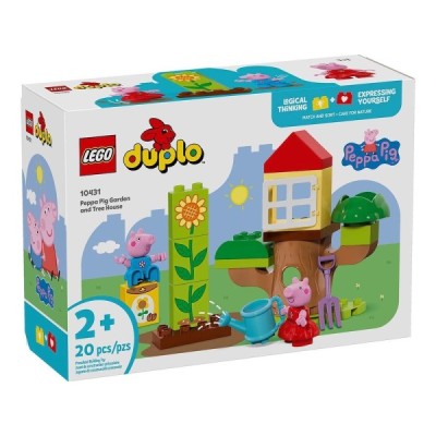 Lego 10431, DUPLO Peppa Pig Jardín y Casa del Árbo