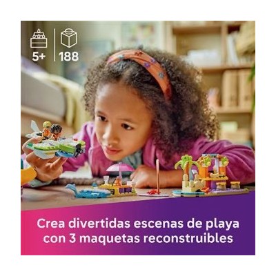 Lego 42672, Friends Playa Creativa y Maleta Viaje