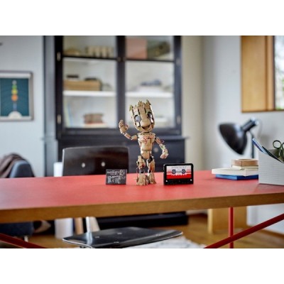 Lego 76217, Super Heroes MARVEL Yo Soy Groot