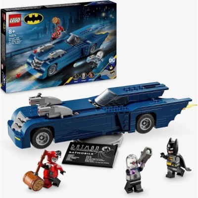 Lego 76274, DC Batman™ con Batmóvil vs. Harley Qui