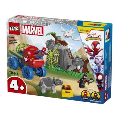 Lego 11199, Spidey Todoterreno Dinosaurio y Equipo