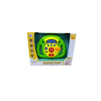 VOLANTE ELÉCTRICO LUCES Y SONIDOS (Pilas inc.)