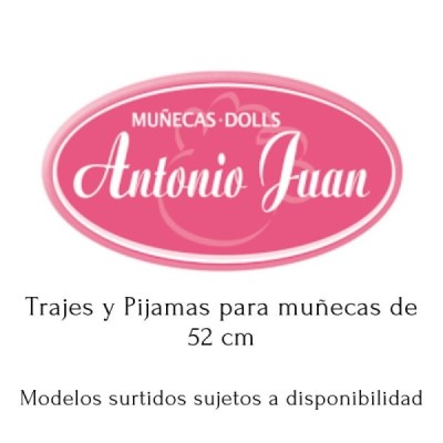 Antonio Juan 91152, Trajes y pijamas muñecas 52 cm