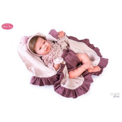 Antonio Juan 80217, 40cm, Sweet Reborn Lea con matita morada