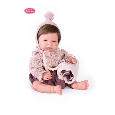 Antonio Juan 80217, 40cm, Sweet Reborn Lea con matita morada