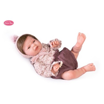 Antonio Juan 80217, 40cm, Sweet Reborn Lea con matita morada