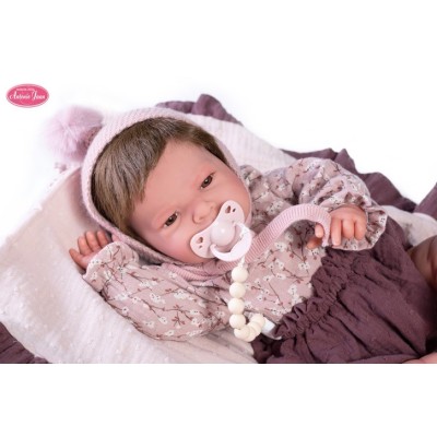 Antonio Juan 80217, 40cm, Sweet Reborn Lea con matita morada