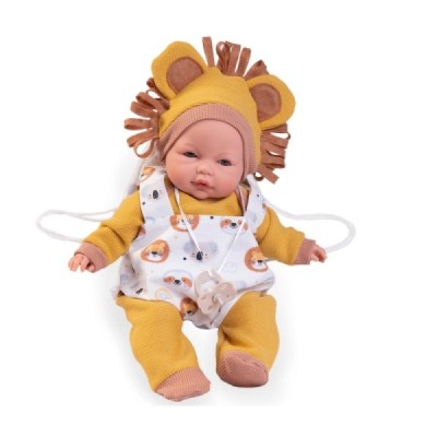 Antonio Juan 14361, 37cm, Bimba lagrimitas con mochila porta
