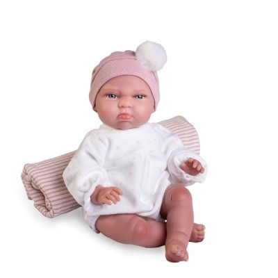 Antonio Juan 82311, 33cm, Mi Pequeño Reborn Tufi Mantita