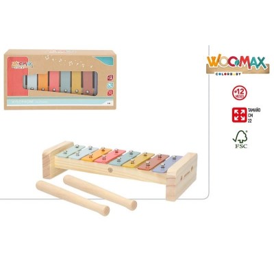 WOOMAX-XILÓFONO MADERA 22 CM