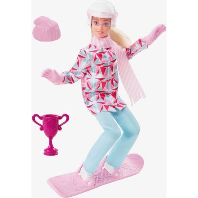 BARBIE DEPORTISTA DE INVIERNO SNOWBOARD