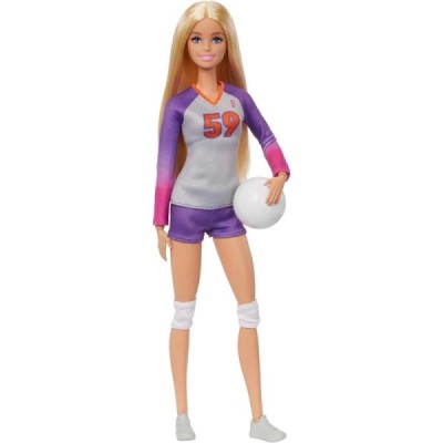 MUÑECA BARBIE TU PUEDES SER JUGADORA VOLEIBOL