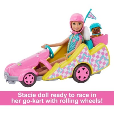 BARBIE STACIE AL RESCATE MUÑECA CON KART
