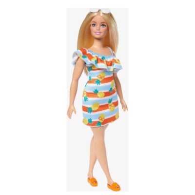 MUÑECA BARBIE LOVES THE OCEAN VESTIDO FLORES