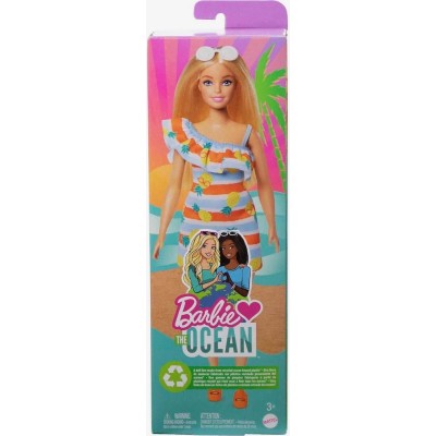 MUÑECA BARBIE LOVES THE OCEAN VESTIDO FLORES