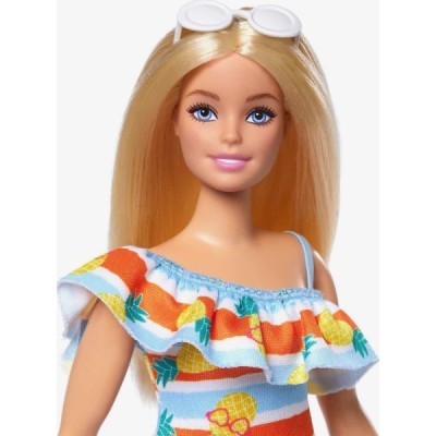 MUÑECA BARBIE LOVES THE OCEAN VESTIDO FLORES