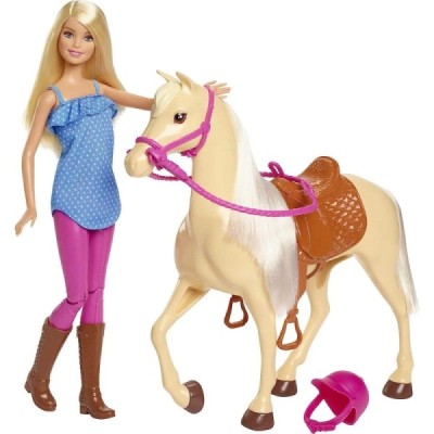 MUÑECA BARBIE CON CABALLO