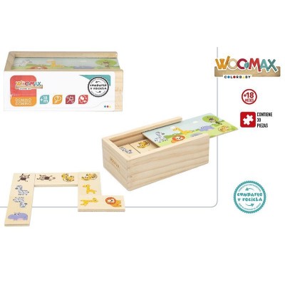 WOOMAX-DOMINO MADERA EDUCATIVO