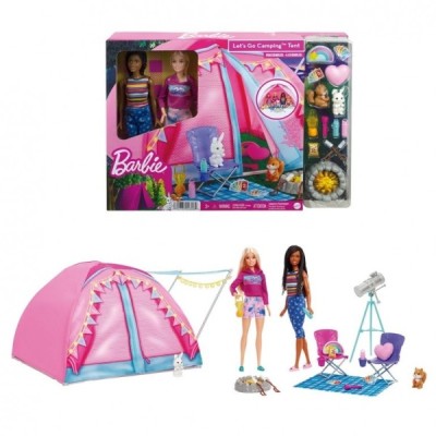 BARBIE VAMOS DE CAMPING! BROOKLYN Y MALIBU
