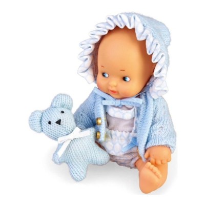 Barriguitas. Set de bebé con ropita azul