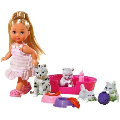 MUÑECA EVI LOVE, MASCOTA CON CACHORROS (2 Modelos)