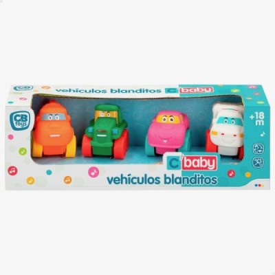 PACK 4 VEHÍCULOS BLANDITOS -3 modelos