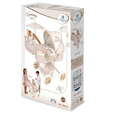 VERONA, Carro muñeca c. sombrilla, muñecas 48 cm. De Cuevas