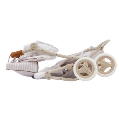 Silla gemelar plegable Verona, muñecas 52 cm. De Cuevas